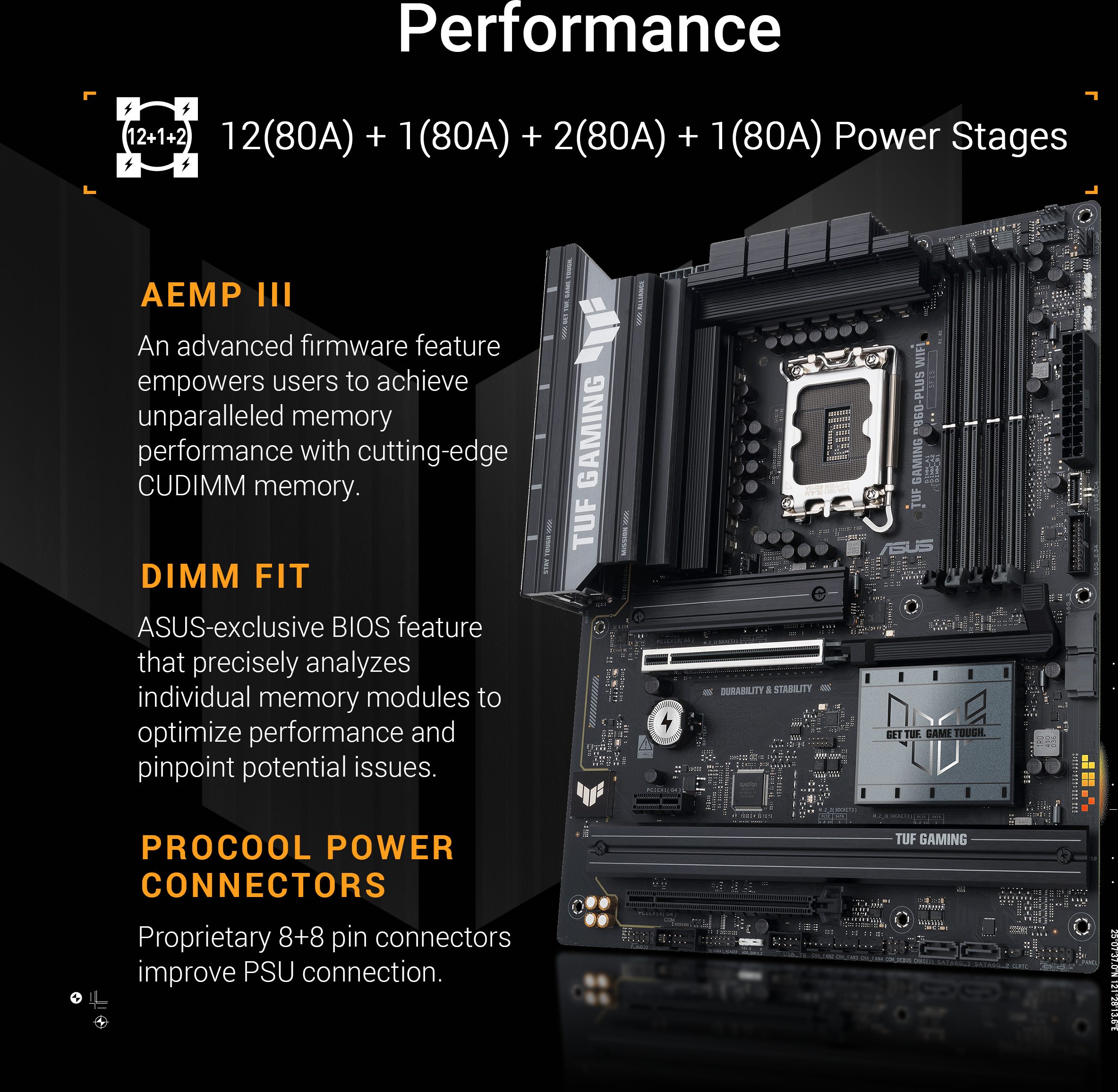 Asus - Motherboard Asus TUF B860-Plus Gaming WiFi