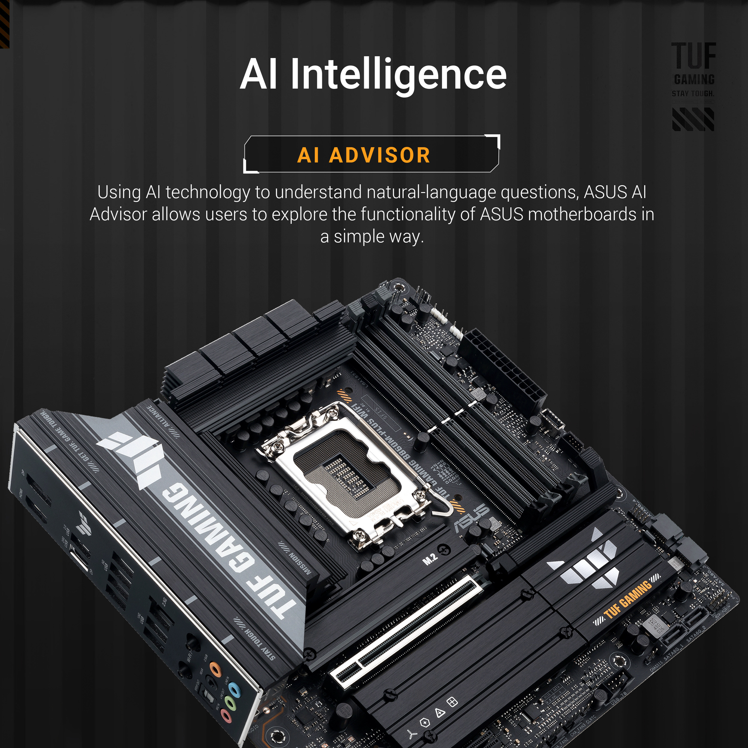 Asus - Motherboard Asus TUF B860M-Plus Gaming WiFi
