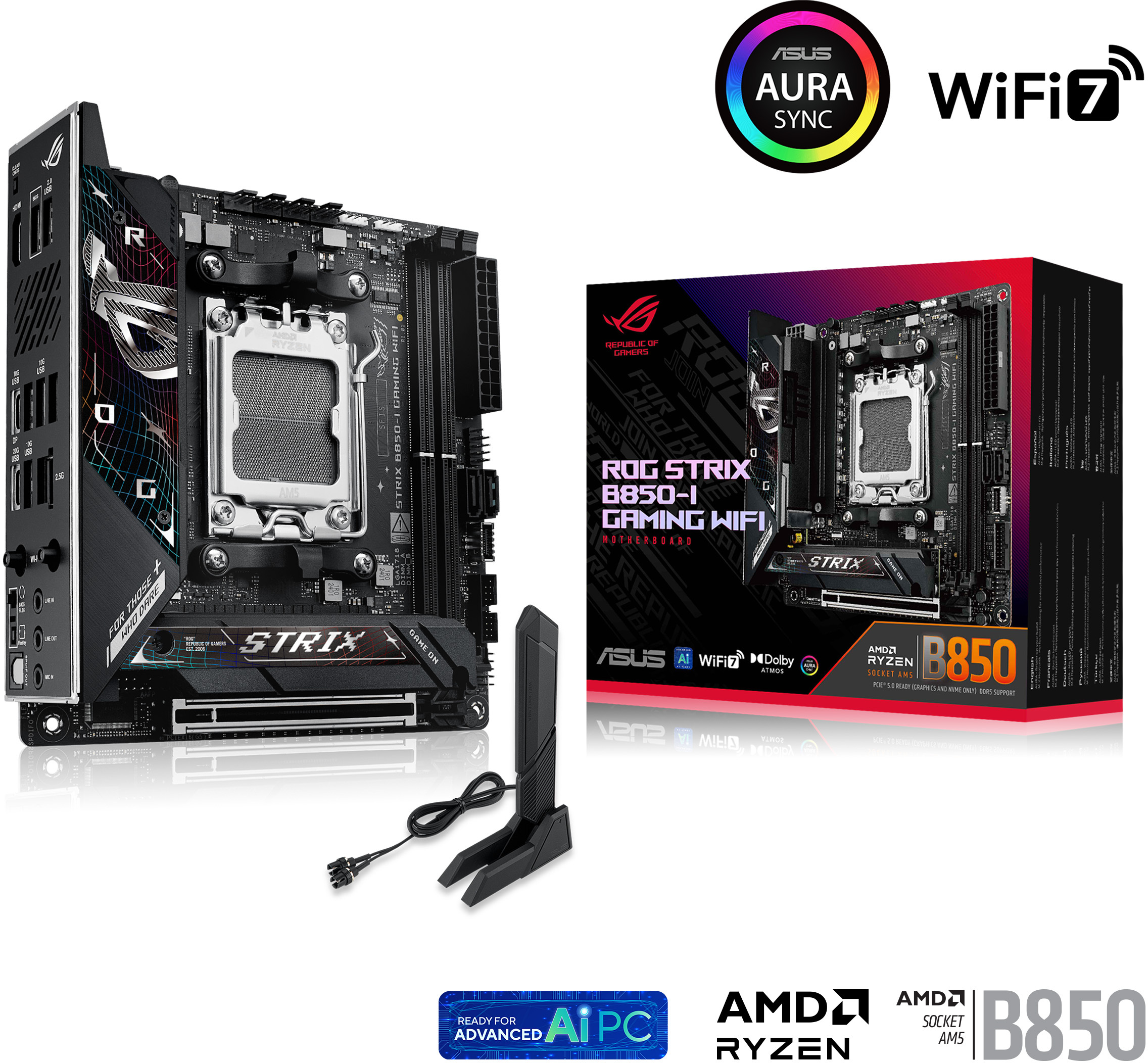 Motherboard Asus ROG Strix B850-I Gaming WiFi