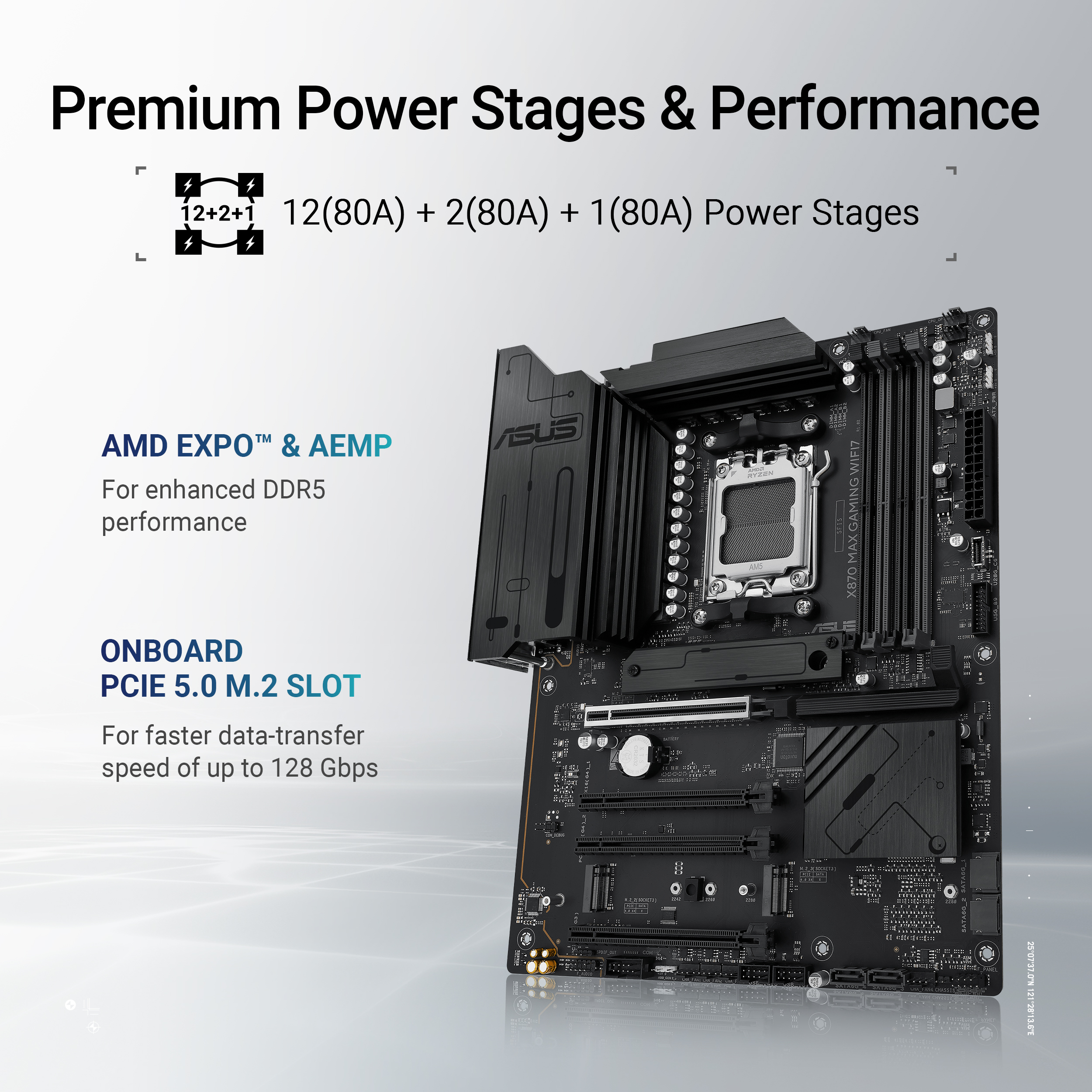 Asus - Motherboard Asus X870 MAX Gaming WiFi