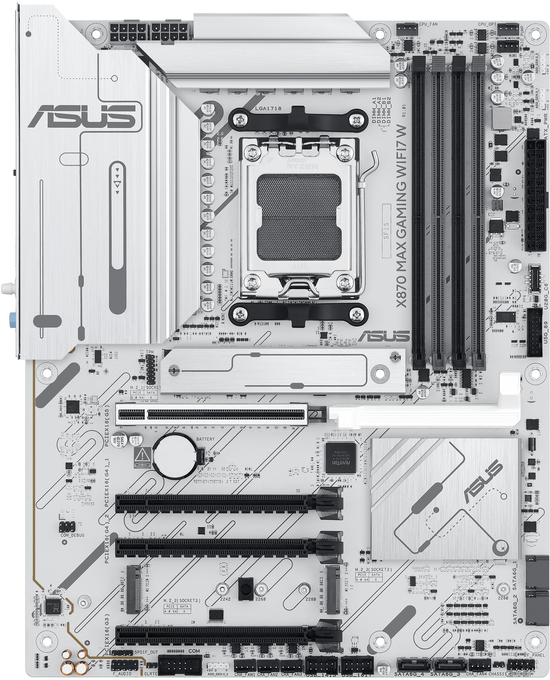 Motherboard Asus X870 MAX Gaming White WiFi