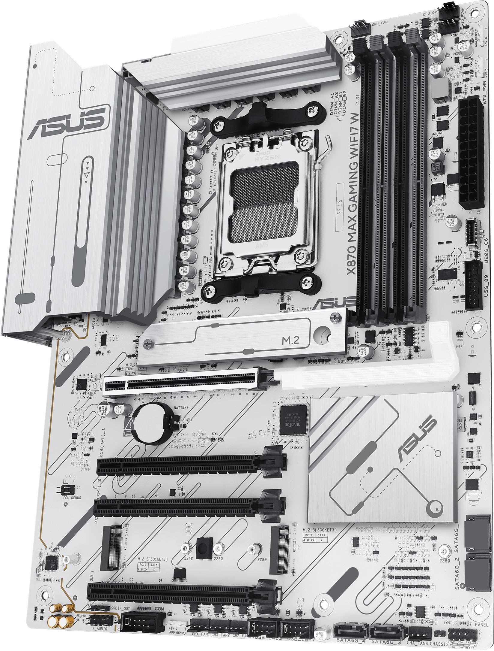 Asus - Motherboard Asus X870 MAX Gaming White WiFi