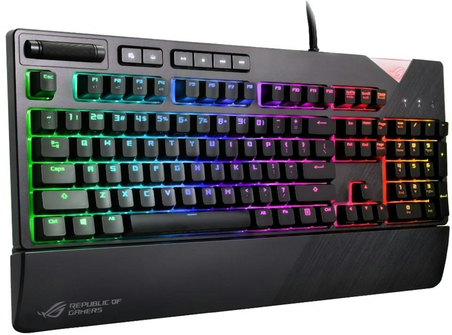 Asus ROG lanza el teclado mecánico gamer Strix Flare