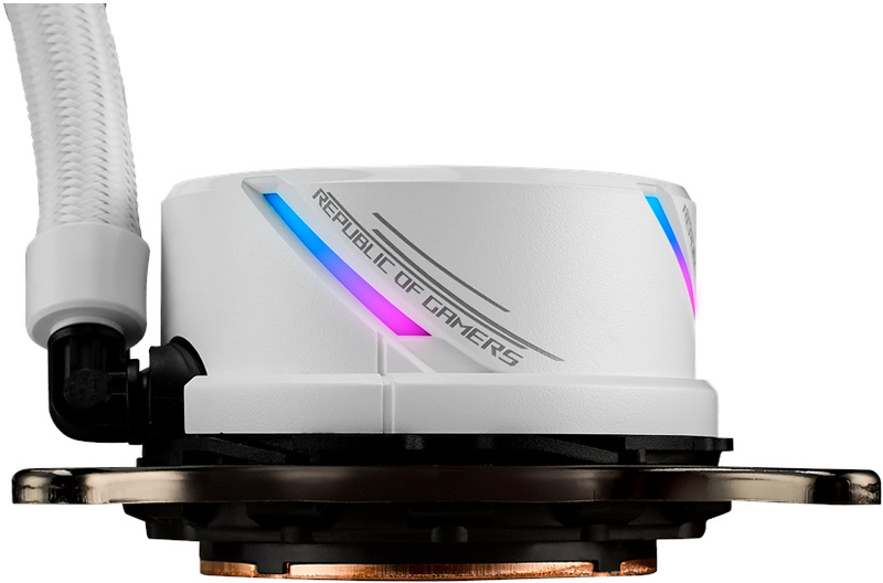 Asus - Water Cooler CPU Asus ROG STRIX LC 240 RGB Aurasync White Edition