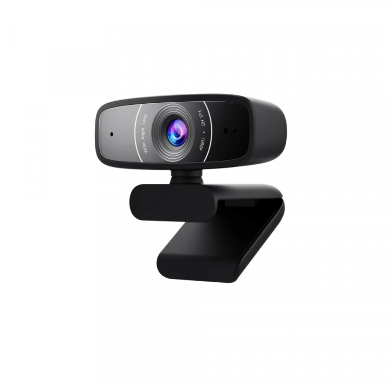 Asus - Webcam Asus C3 Full HD 360º Preta