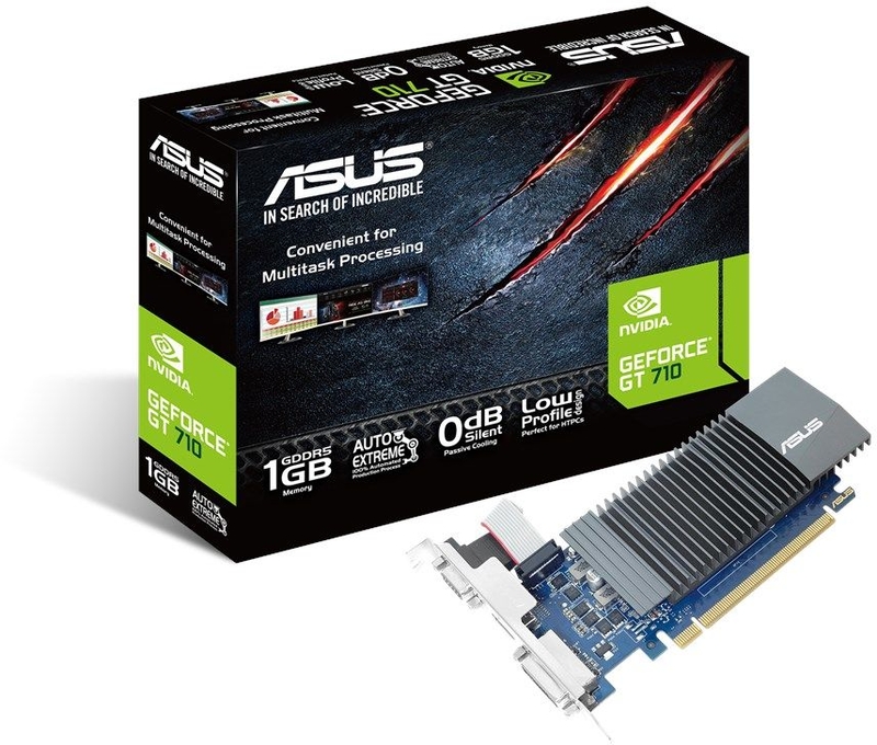 Gráfica Asus GeForce® GT 710 Silent LP 1GB GD5
