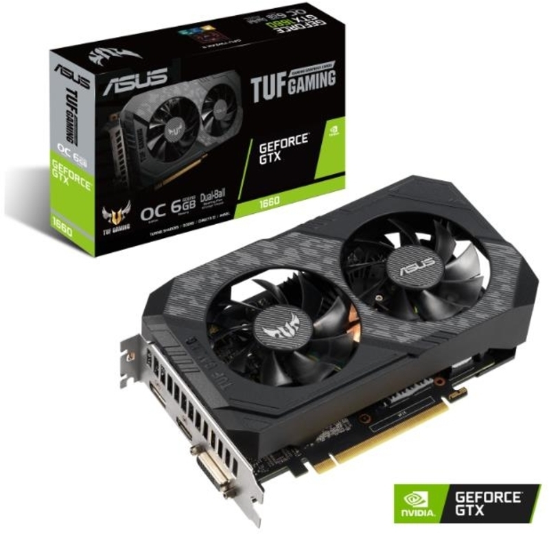 ** B Grade ** Gráfica Asus GeForce® GTX 1660 TUF Gaming OC 6GB
