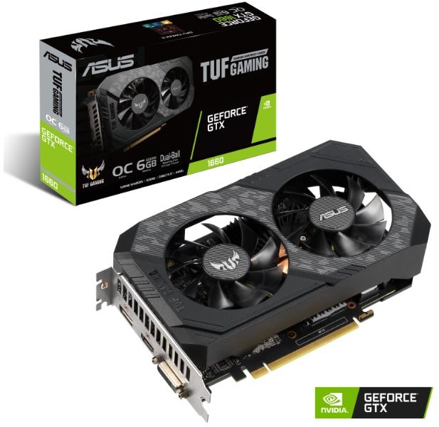 Gráfica Asus GeForce® GTX 1660 TUF Gaming OC 6GB