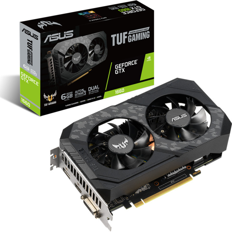 Gráfica Asus GeForce® GTX 1660 TUF Gaming 6GB