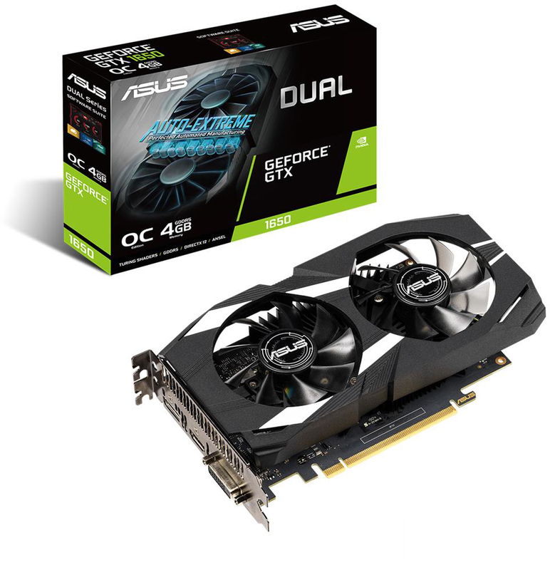 Gráfica Asus GeForce® GTX 1650 Dual OC 4GB