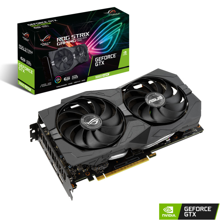 Gráfica Asus GeForce® GTX 1660 SUPER ROG Strix 6GB
