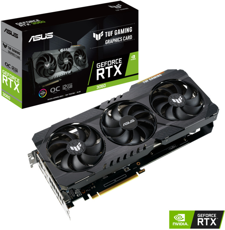Gráfica Asus GeForce® RTX 3060 TUF Gaming OC V2 12GB GD6