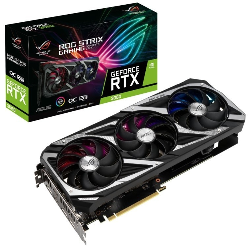 Gráfica Asus GeForce® RTX 3060 ROG Strix OC V2 12GB GD6