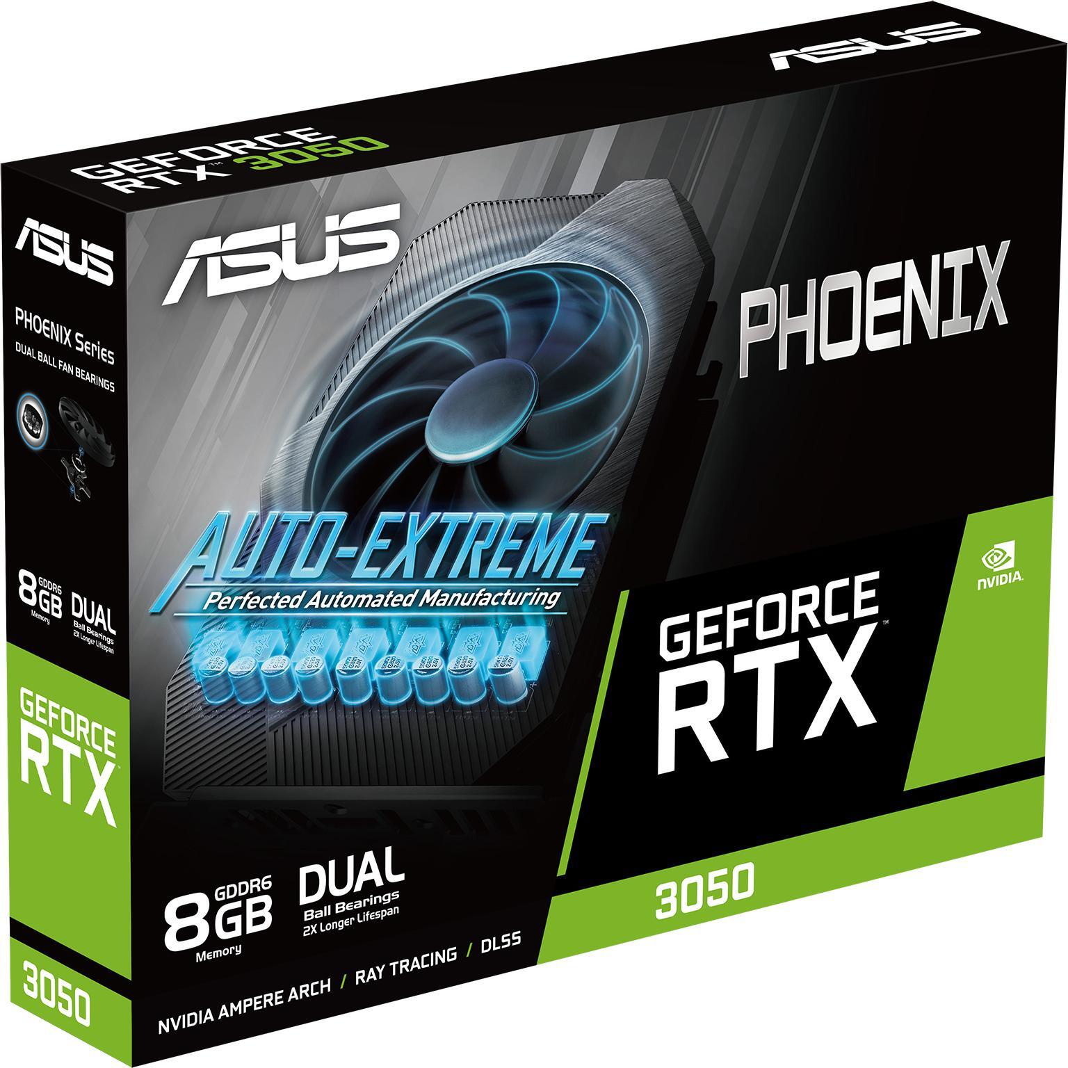 Asus - Gráfica Asus GeForce® RTX 3050 Phoenix V2 8GB GDDR6