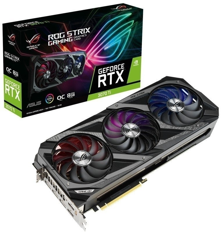 Gráfica Asus GeForce® RTX 3070 Ti ROG Strix OC 8GB GD6