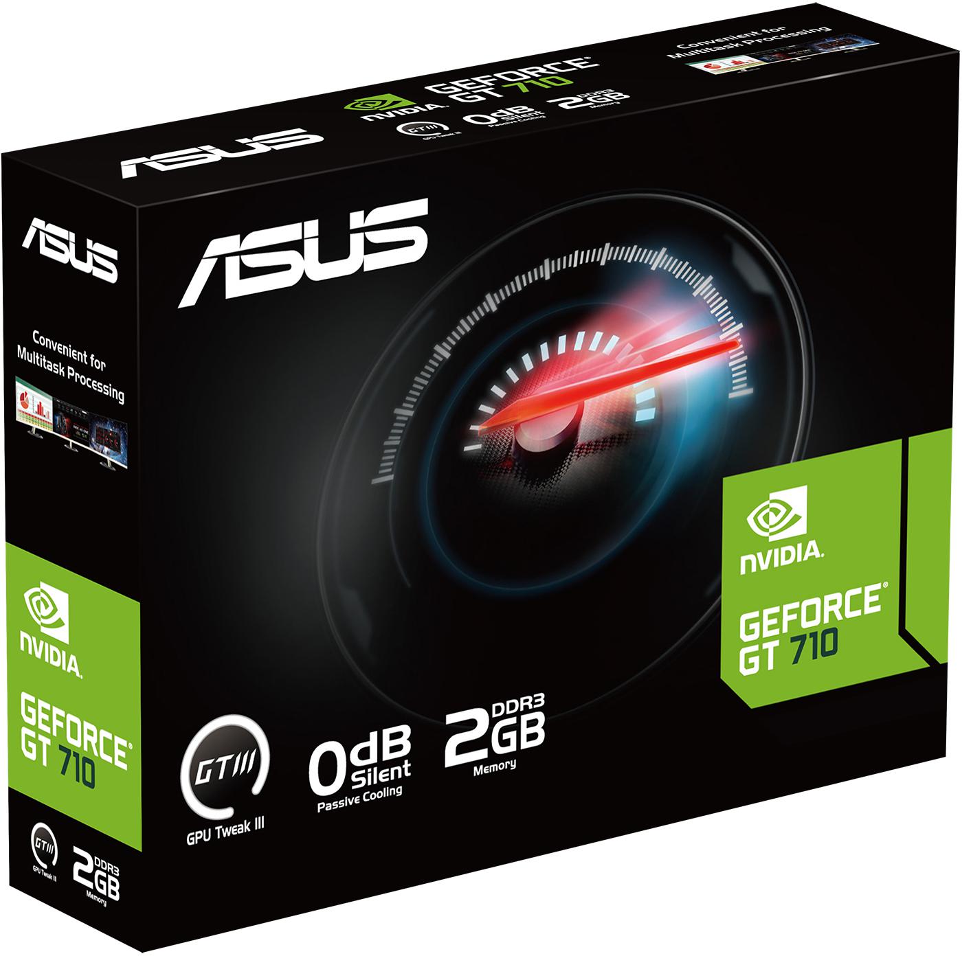 Asus - Gráfica Asus GeForce® GT 710 Evo 2GB GDDR3