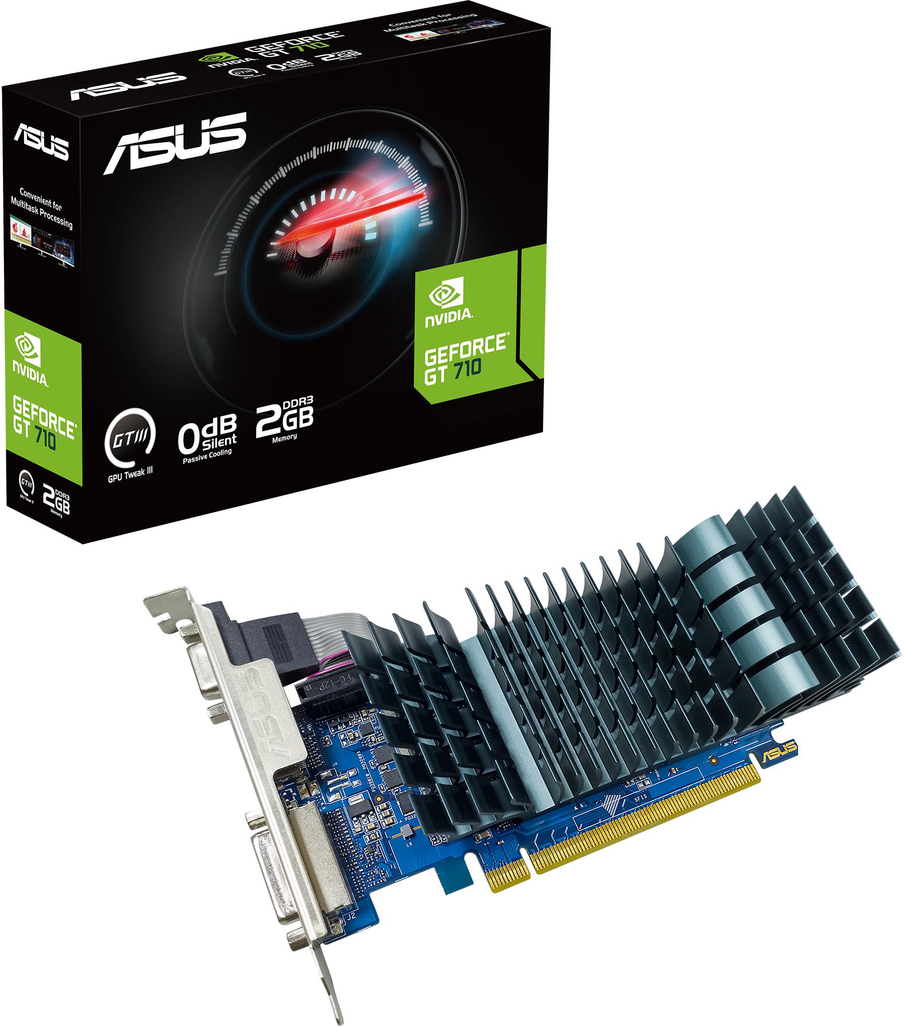Asus - Gráfica Asus GeForce® GT 710 Evo 2GB GDDR3