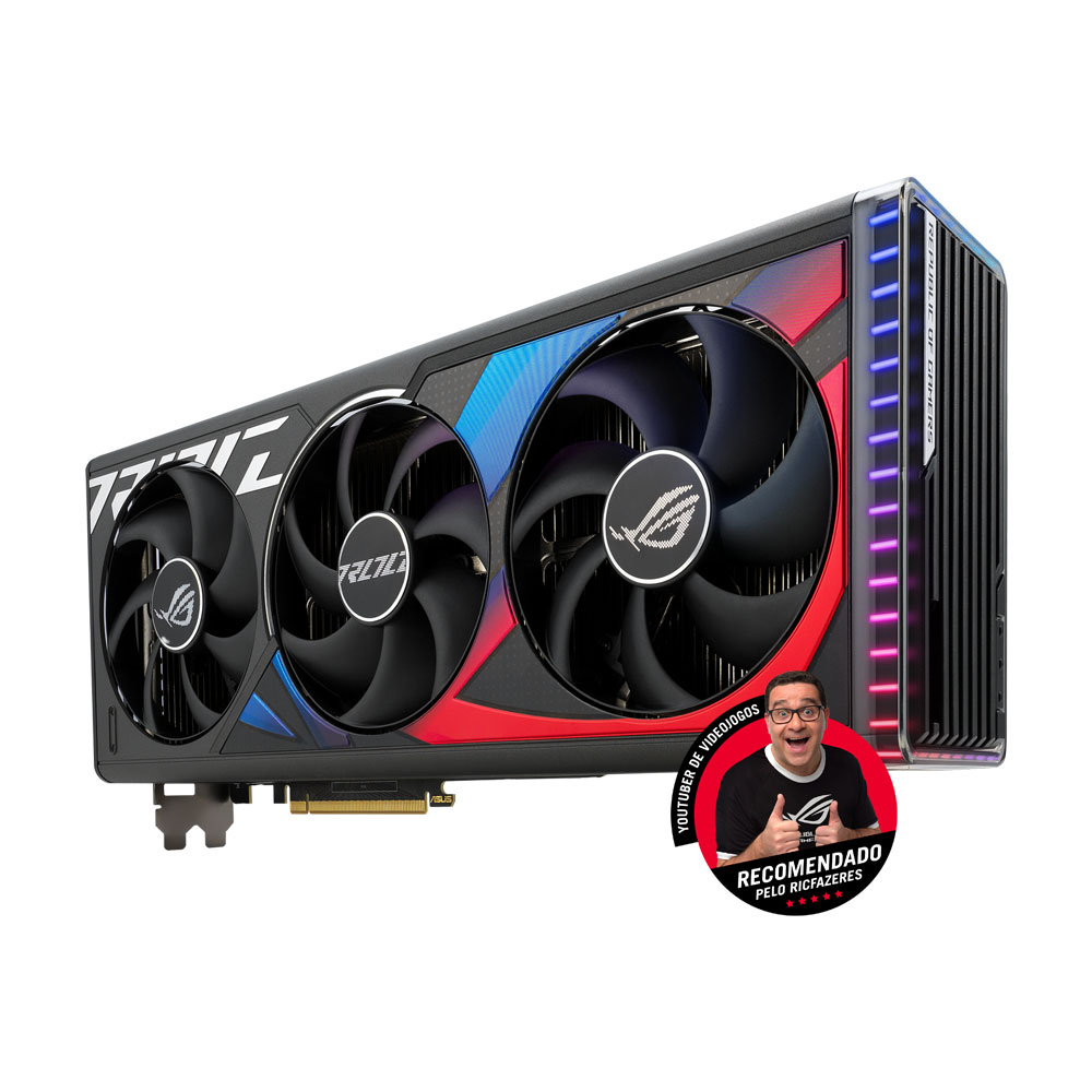 Asus - Gráfica Asus GeForce® RTX 4080 ROG Strix Gaming OC 16GB GDDR6X DLSS3