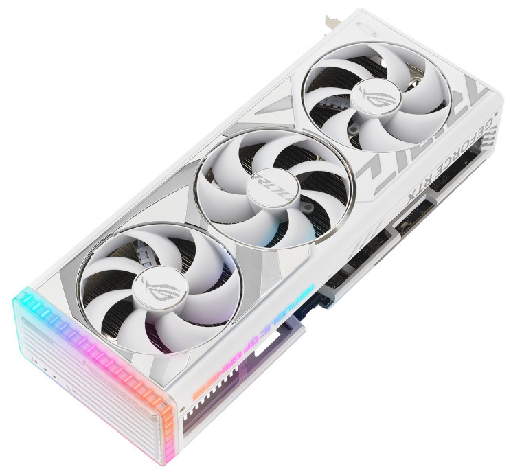 Asus - Gráfica Asus GeForce® RTX 4080 ROG Strix Gaming OC White Edition 16GB GDDR6X DLSS3