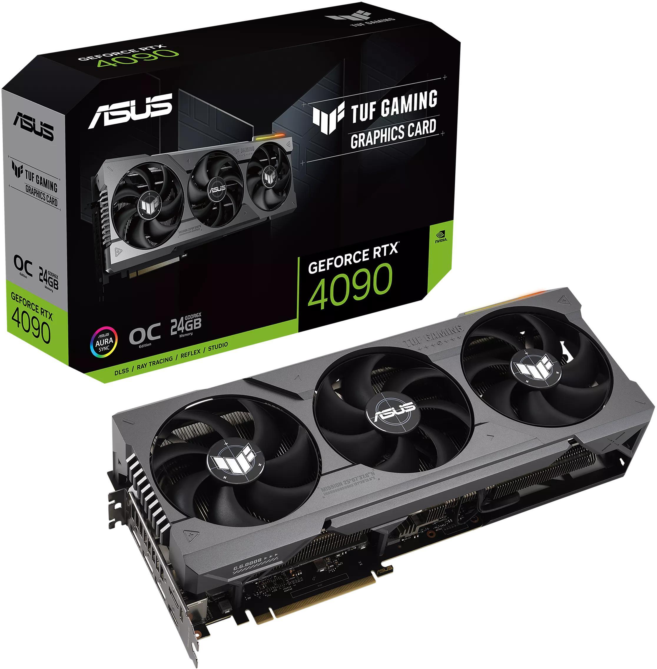 Asus - ** B Grade ** Gráfica Asus GeForce® RTX 4090 TUF Gaming OC 24GB GDDR6X DLSS3