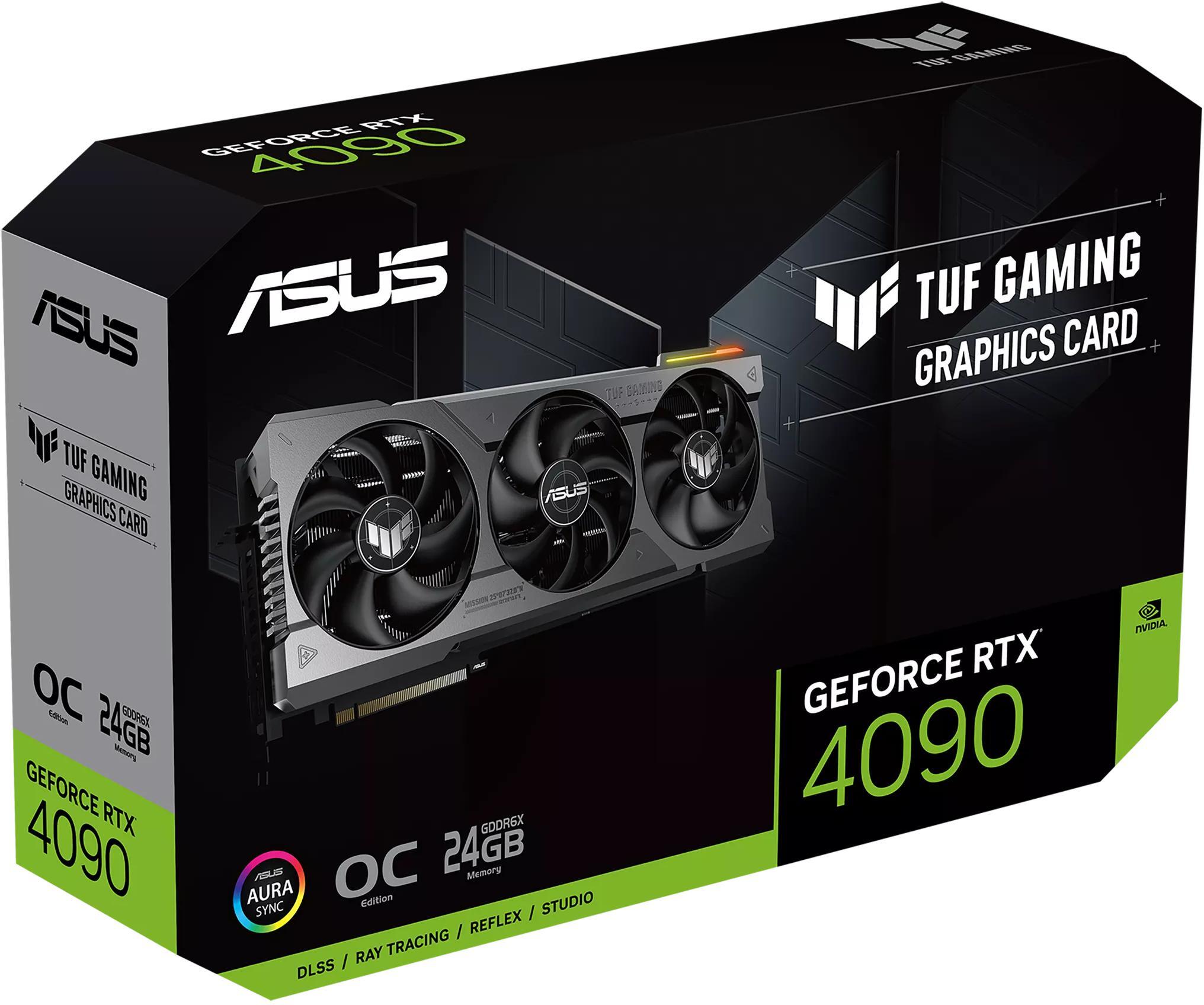 Asus - ** B Grade ** Gráfica Asus GeForce® RTX 4090 TUF Gaming OC 24GB GDDR6X DLSS3