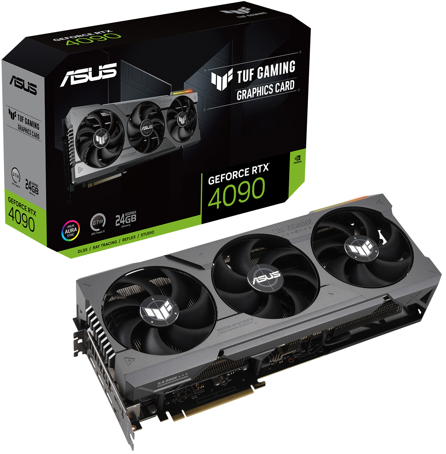 Gráfica Asus GeForce® RTX 4090 TUF Gaming 24GD6X DLSS3