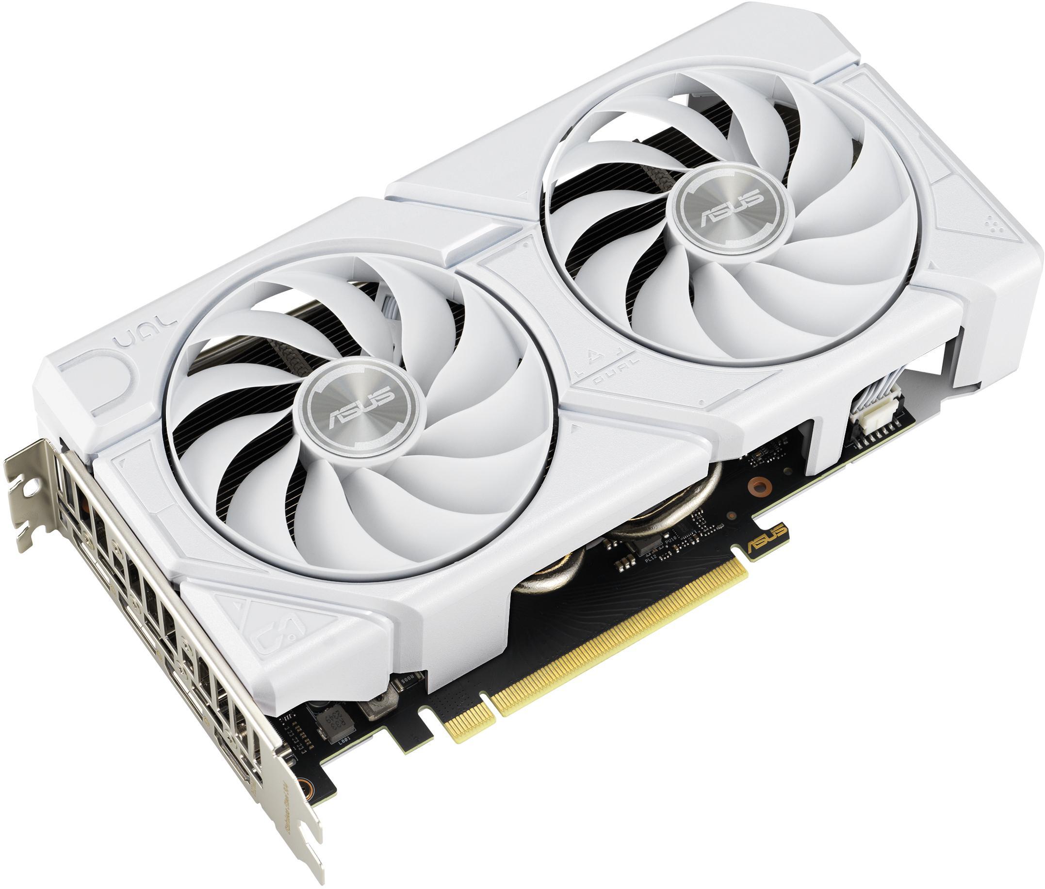 Asus - Gráfica Asus GeForce® RTX 4060 Dual Evo OC White 8GB GDDR6 DLSS3