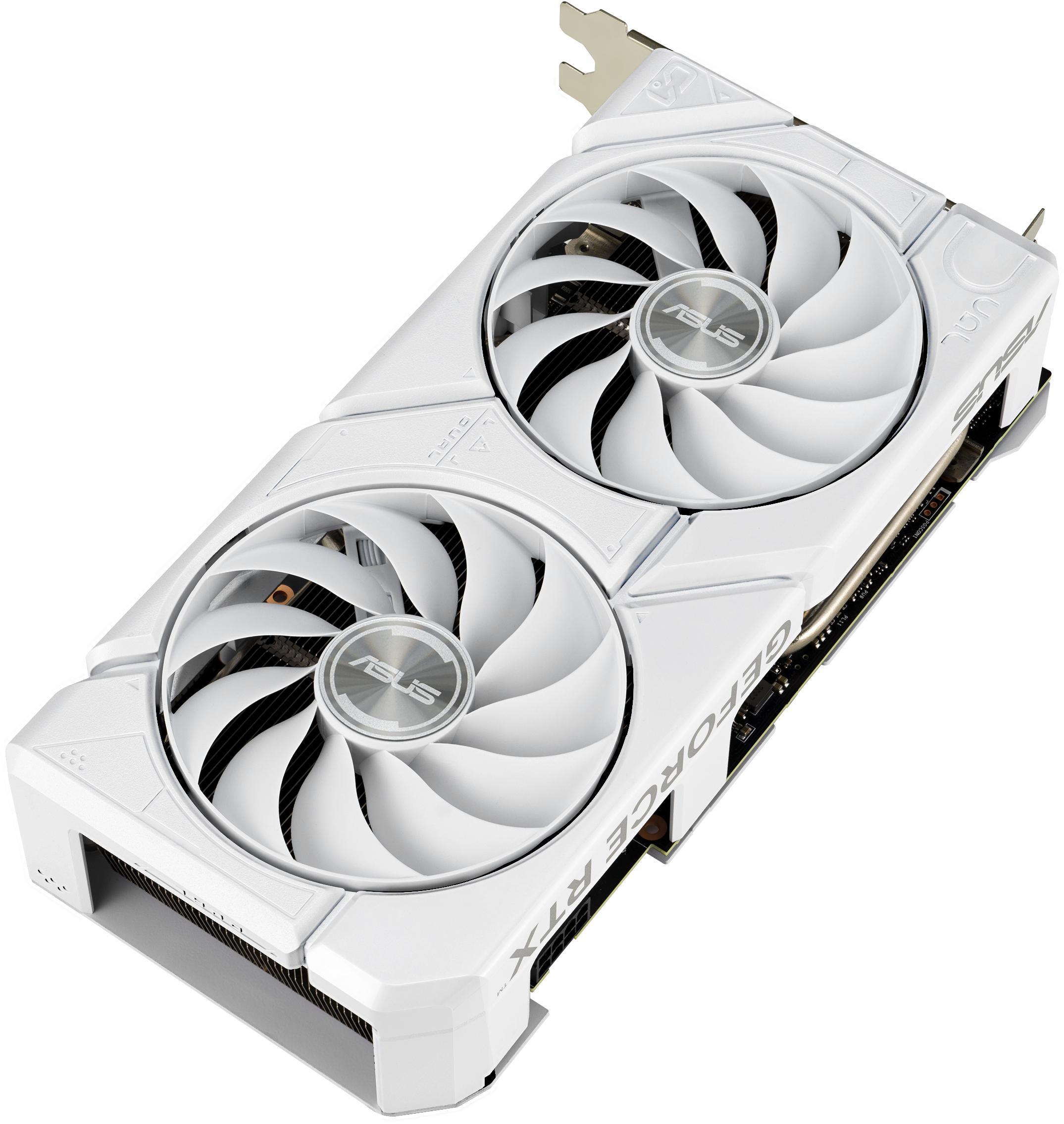 Asus - Gráfica Asus GeForce® RTX 4060 Dual Evo OC White 8GB GDDR6 DLSS3