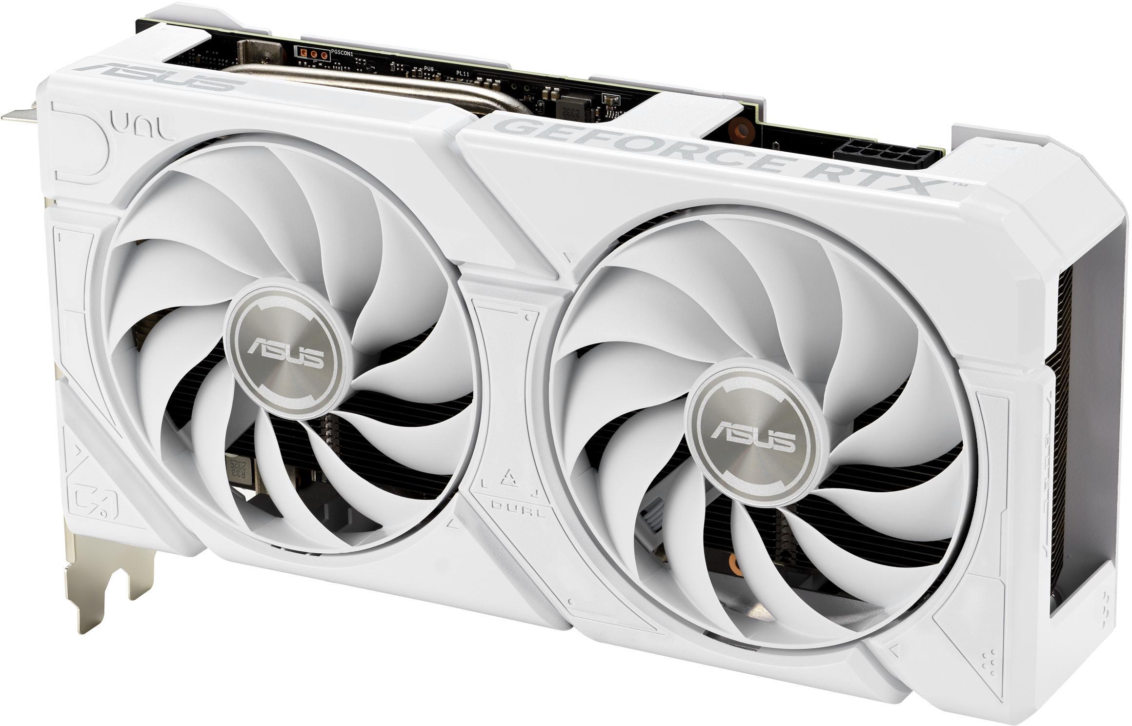 Asus - Gráfica Asus GeForce® RTX 4060 Dual Evo OC White 8GB GDDR6 DLSS3