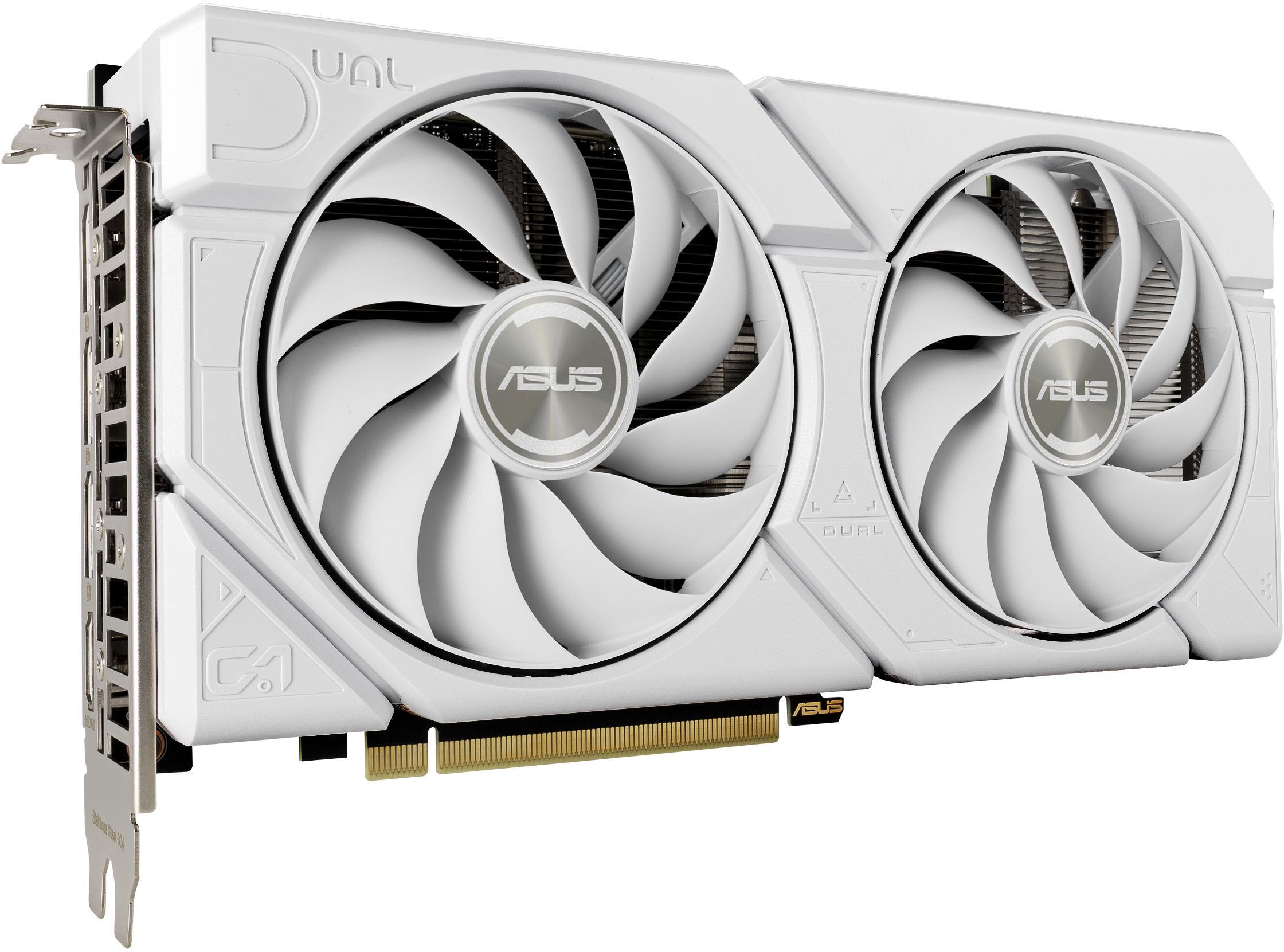 Asus - Gráfica Asus GeForce® RTX 4060 Dual Evo OC White 8GB GDDR6 DLSS3