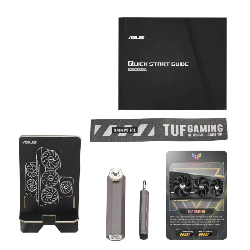 Asus - Gráfica Asus Radeon RX 7700 XT TUF Gaming OC 12GB