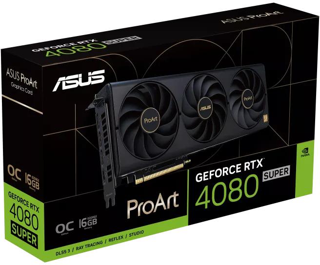 Asus - Gráfica Asus GeForce® RTX 4080 SUPER ProArt OC 16GB GDDR6X DLSS3