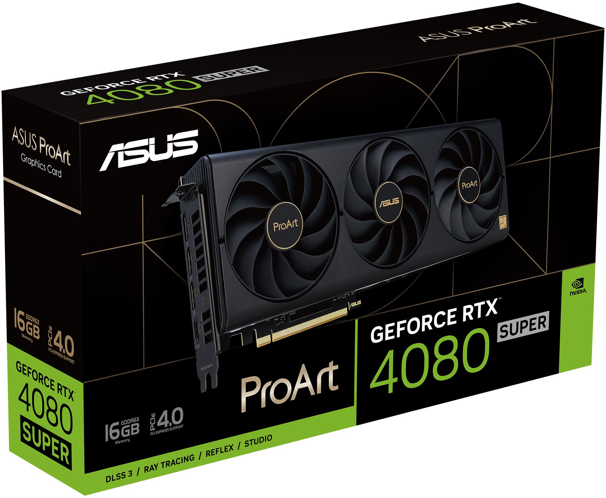 Asus - Gráfica Asus GeForce® RTX 4080 SUPER ProArt 16GB GDDR6X DLSS3