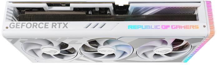 Asus - Gráfica Asus GeForce® RTX 4080 SUPER ROG Strix Gaming White OC 16GB GDDR6X DLSS3