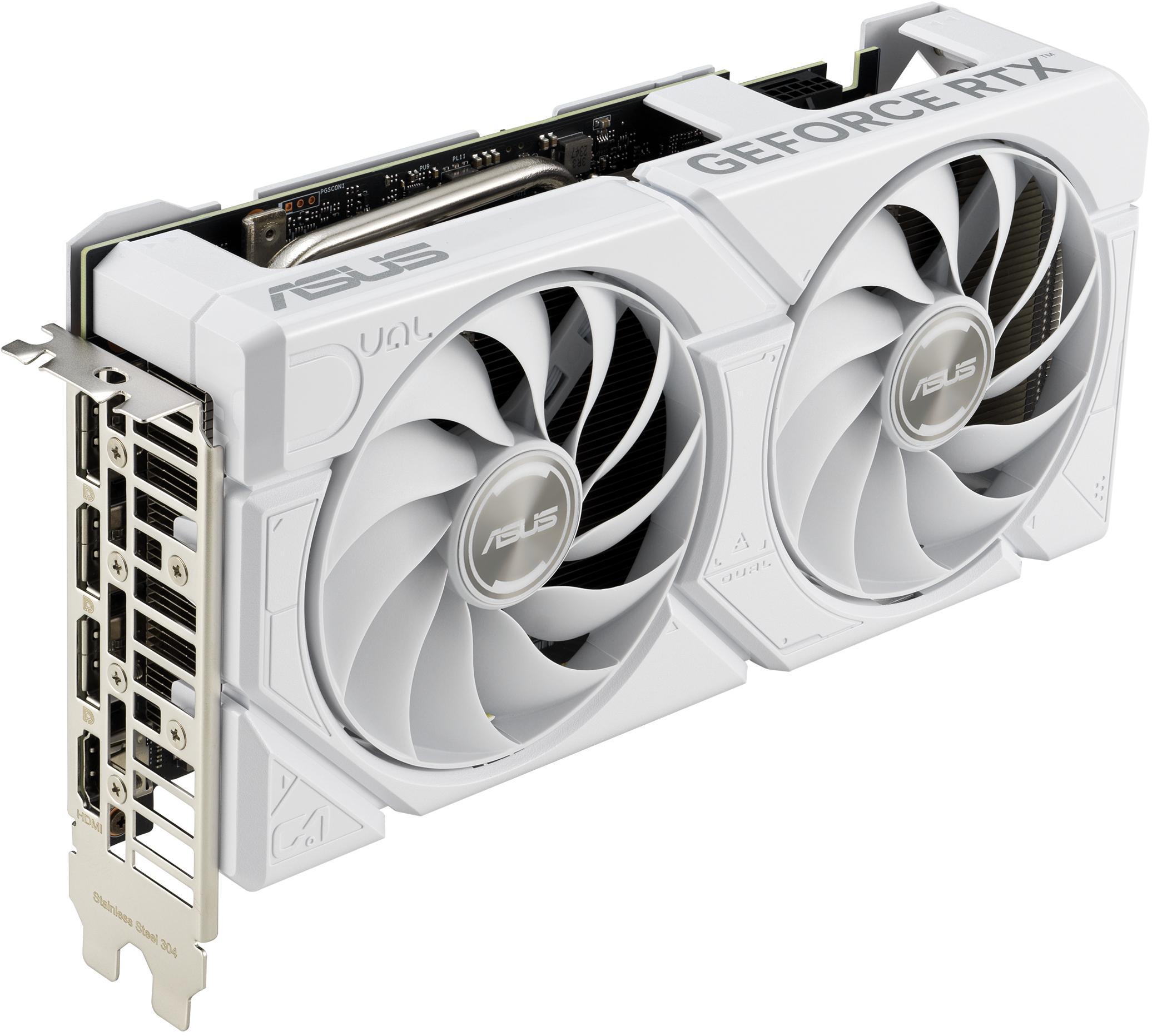 Asus - Gráfica Asus GeForce® RTX 4070 SUPER Prime OC White 12GB GDDR6X DLSS3