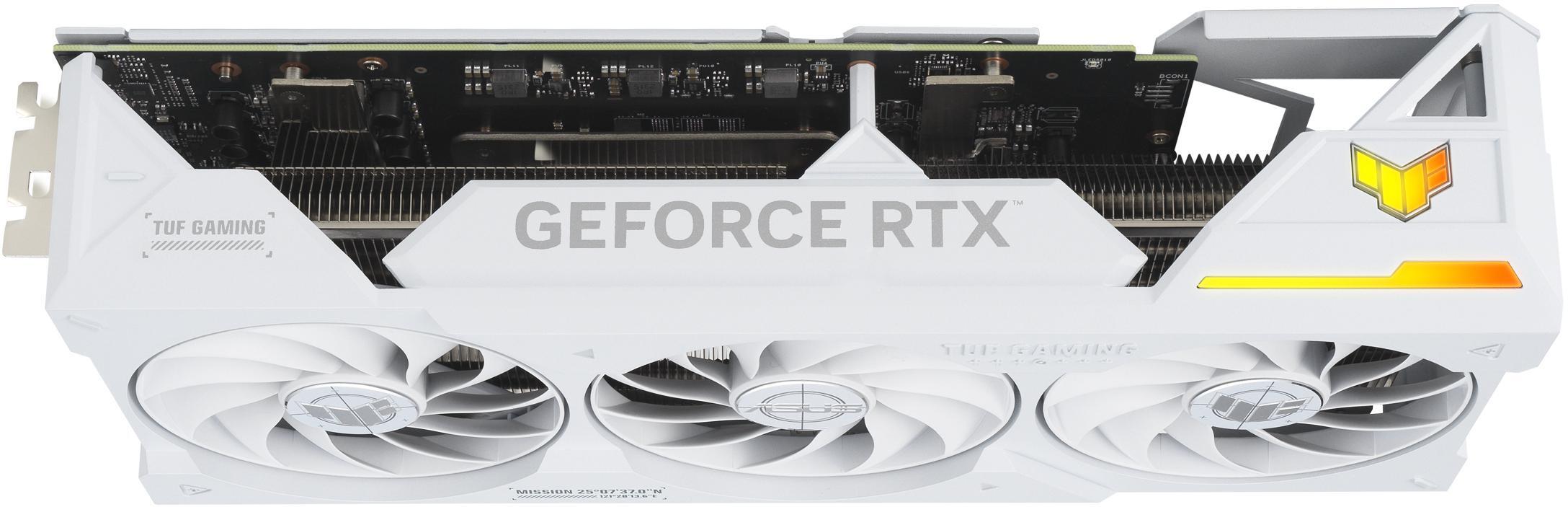 Asus - Gráfica Asus GeForce® RTX 4070 Ti SUPER TUF Gaming BTF OC White 16GB GDDR6X DLSS3