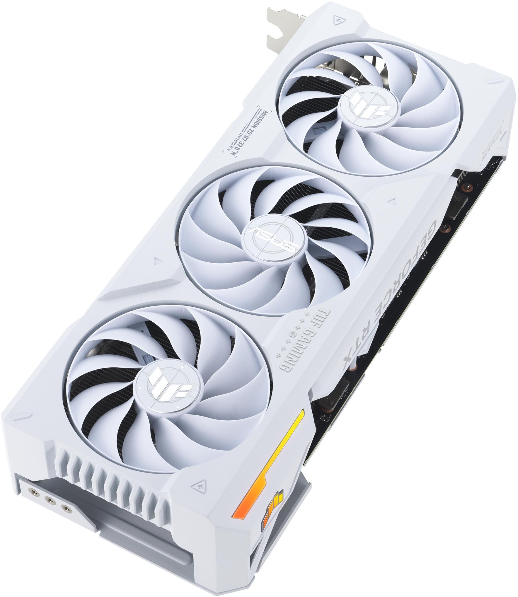 Asus - Gráfica Asus GeForce® RTX 4070 Ti SUPER TUF Gaming BTF OC White 16GB GDDR6X DLSS3