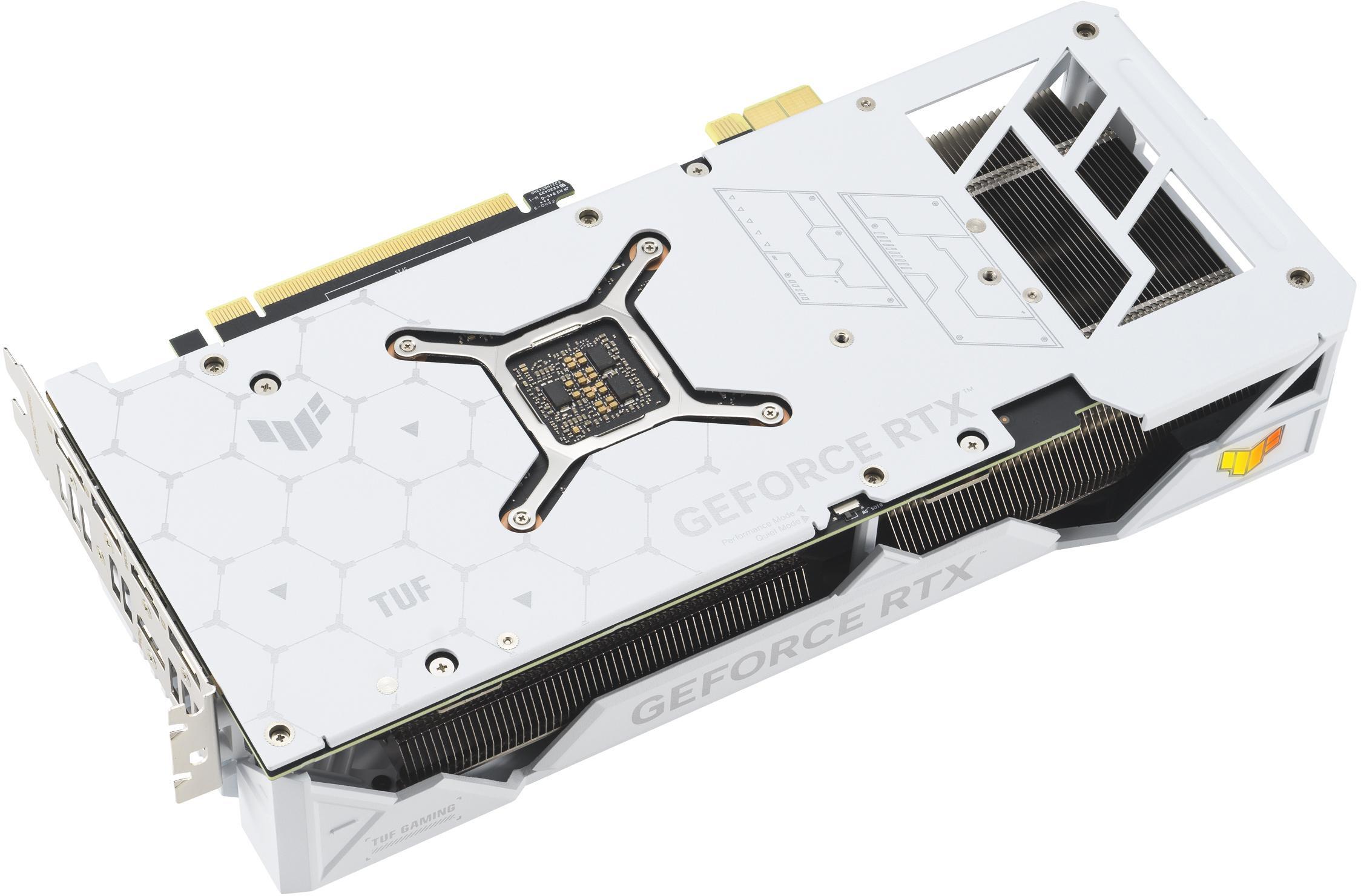 Asus - Gráfica Asus GeForce® RTX 4070 Ti SUPER TUF Gaming BTF OC White 16GB GDDR6X DLSS3