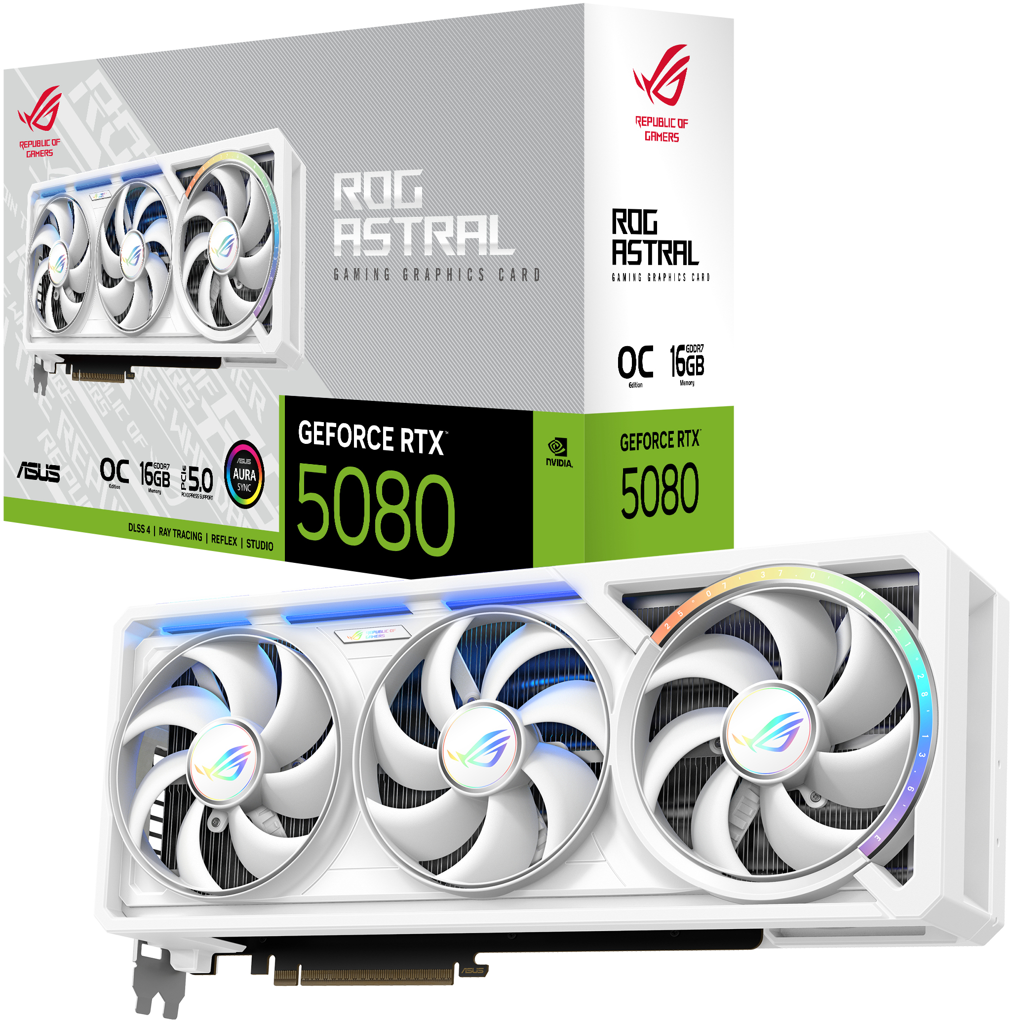 Asus - Gráfica Asus GeForce® RTX 5080 Prime OC 16GB GDDR7 DLSS4