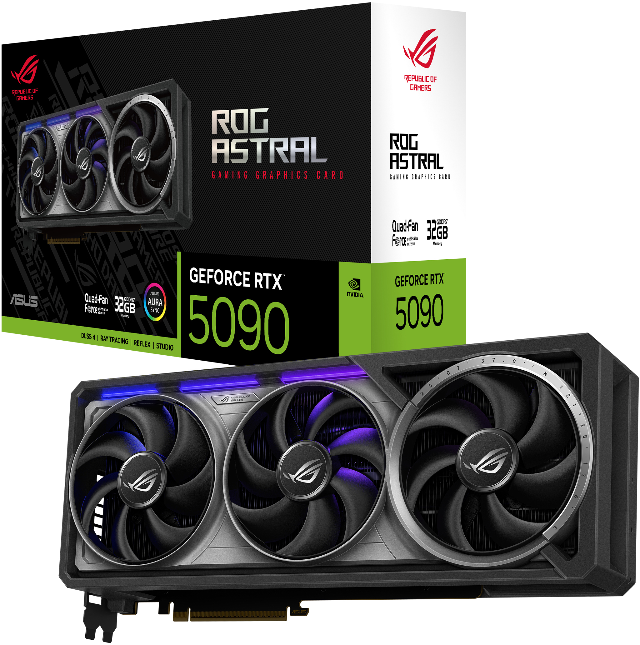 Asus - Gráfica Asus GeForce® RTX 5090 ROG Strix Astral 32GB GDDR7 DLSS4