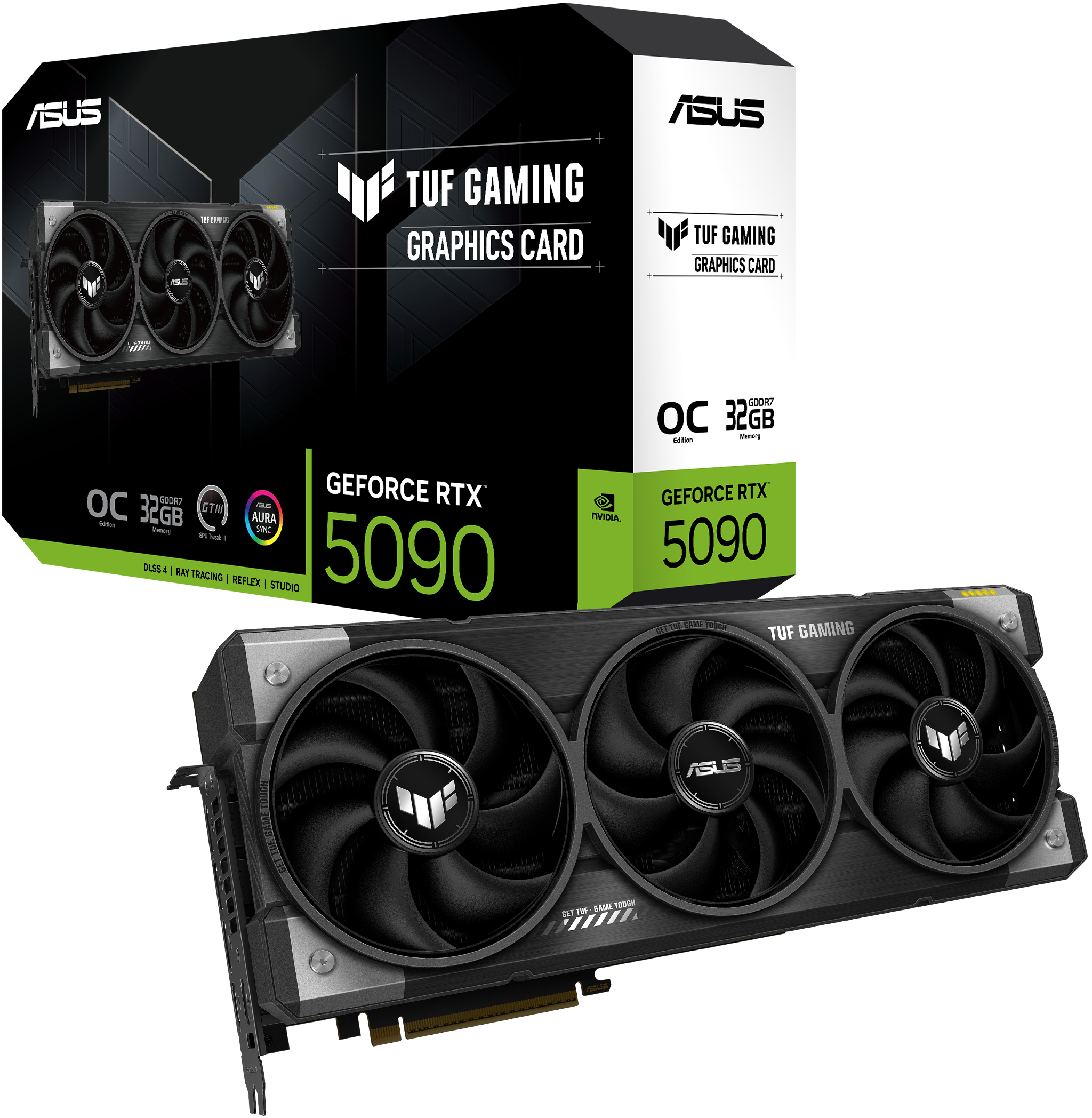 Asus - Gráfica Asus GeForce® RTX 5090 TUF Gaming OC 32GB GDDR7 DLSS4