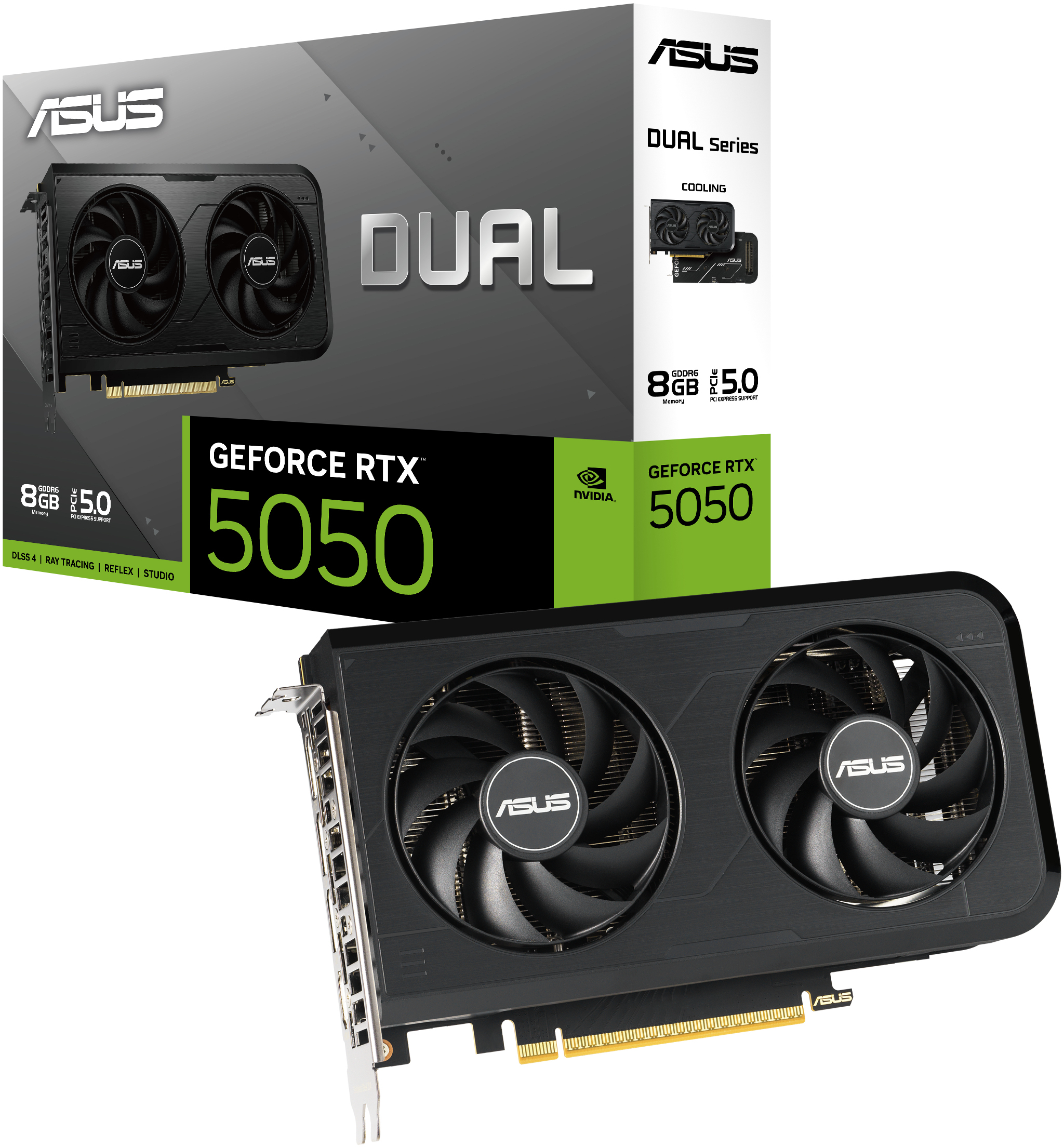 Asus - Gráfica Asus GeForce® RTX 5050 Dual 8GB GDDR6 DLSS4