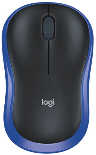 Logitech - Rato Óptico Logitech M185 Wireless 1000DPI Preto/Azul