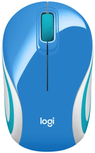 Logitech - Rato Óptico Logitech M187 Mini Wireless 1000DPI Azul