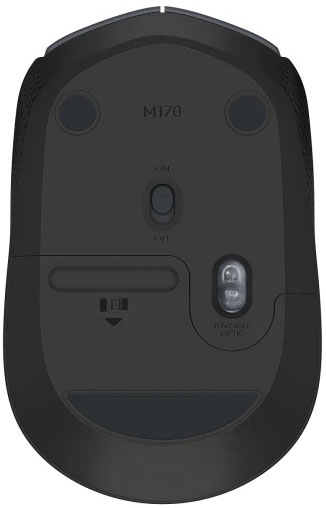 Logitech - Rato Óptico Logitech M170 Wireless Cinzento/Preto