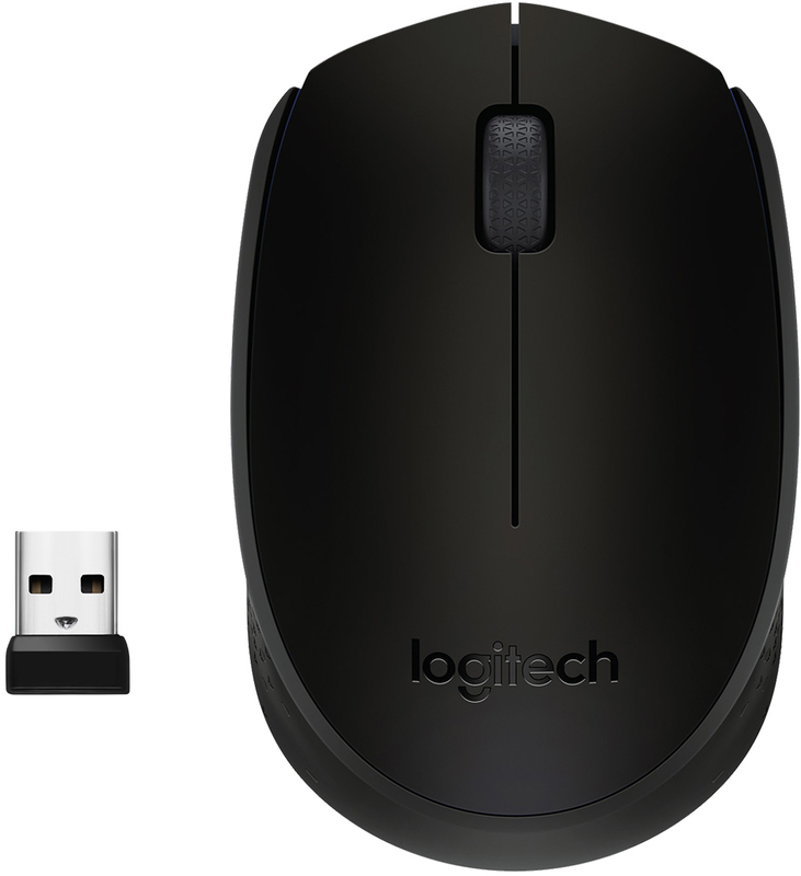 Logitech - Rato Óptico Logitech B170 Wireless Preto