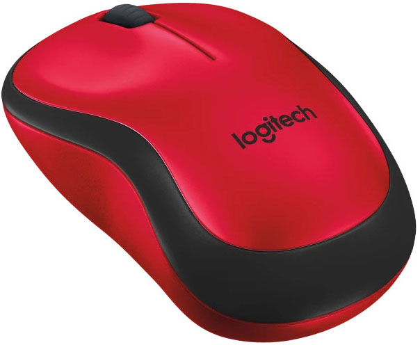 Logitech - Rato Óptico Logitech M220 Silent Wireless 1000DPI Vermelho