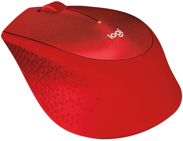 Logitech - Rato Óptico Logitech M330 Silent Plus Wireless 1000DPI Vermelho