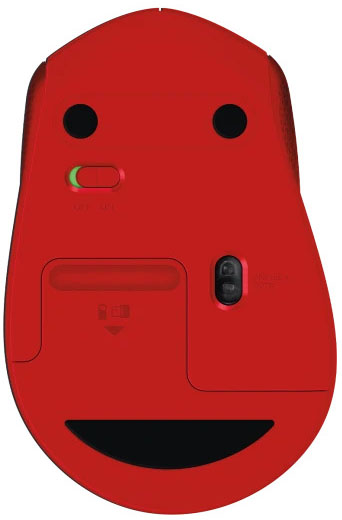 Logitech - Rato Óptico Logitech M330 Silent Plus Wireless 1000DPI Vermelho