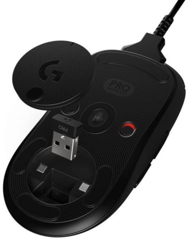 Rato Logitech G Series PRO Wireless Gaming RGB Preto